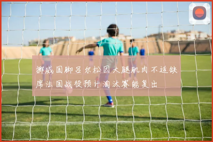 挪威国脚吕尔松因大腿肌肉不适缺席法国战役预计淘汰赛能复出
